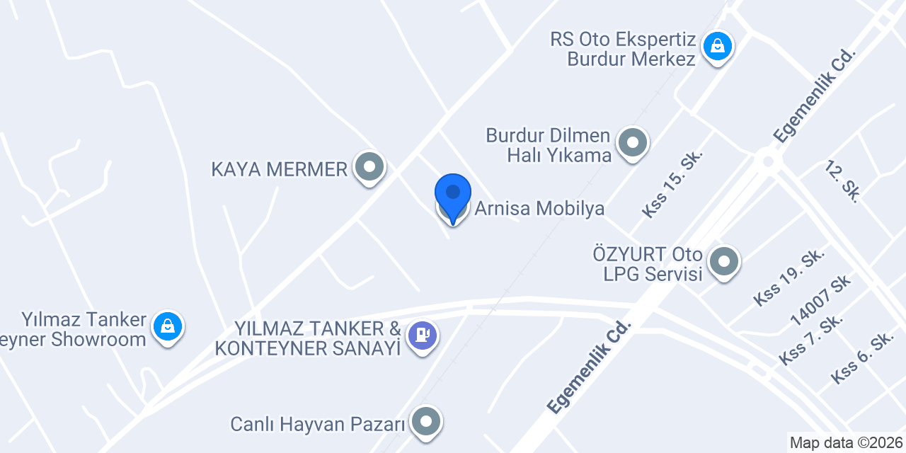 Arnisa Mobilya konumu