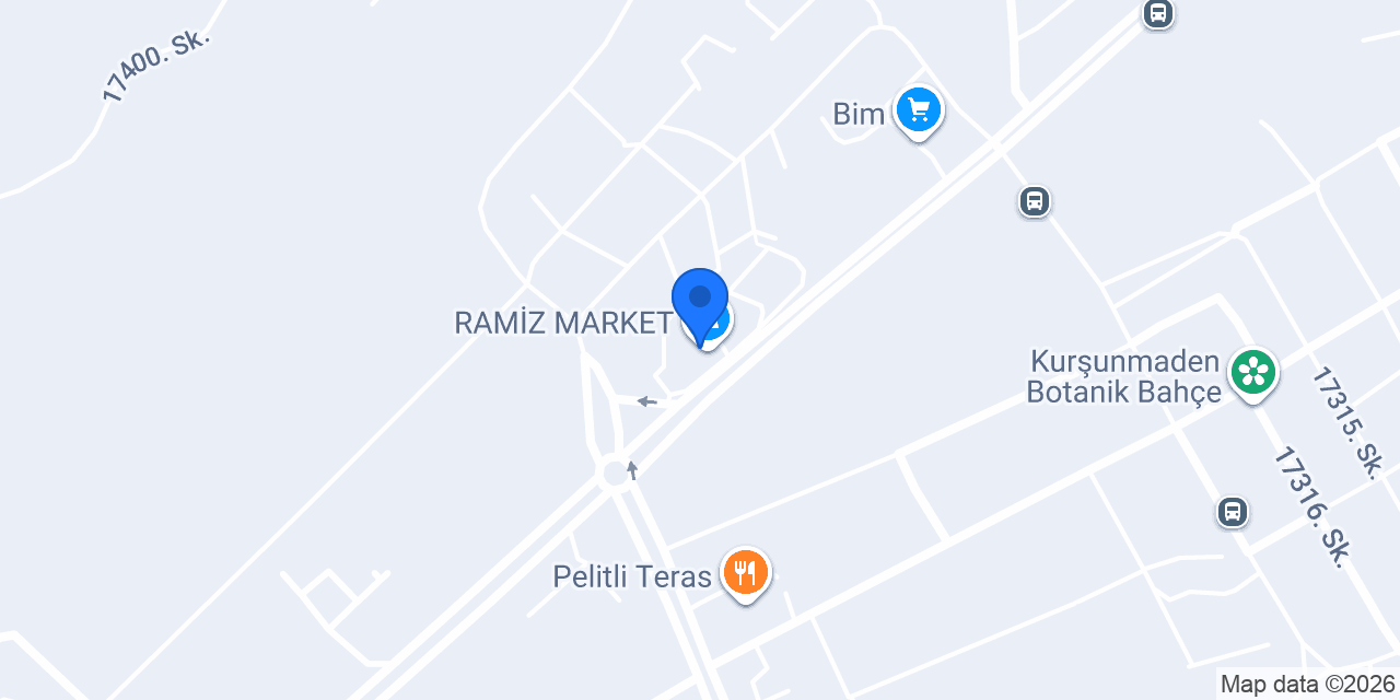 RAMİZ MARKET konumu