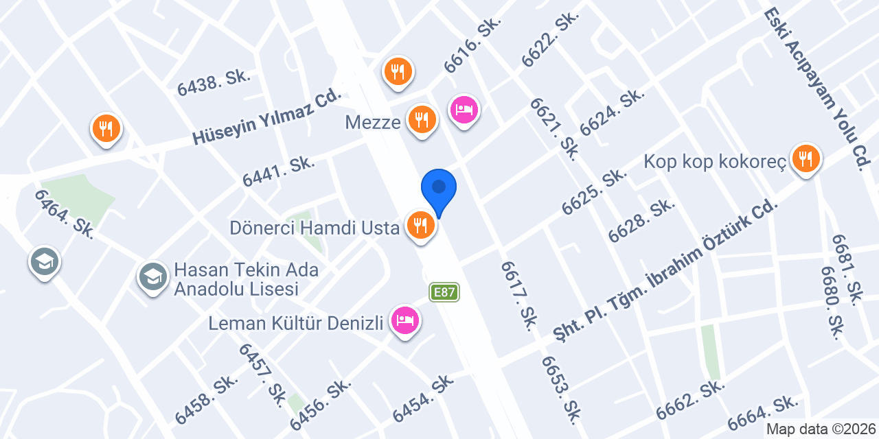 Üniversite Kampüs Taksi konumu