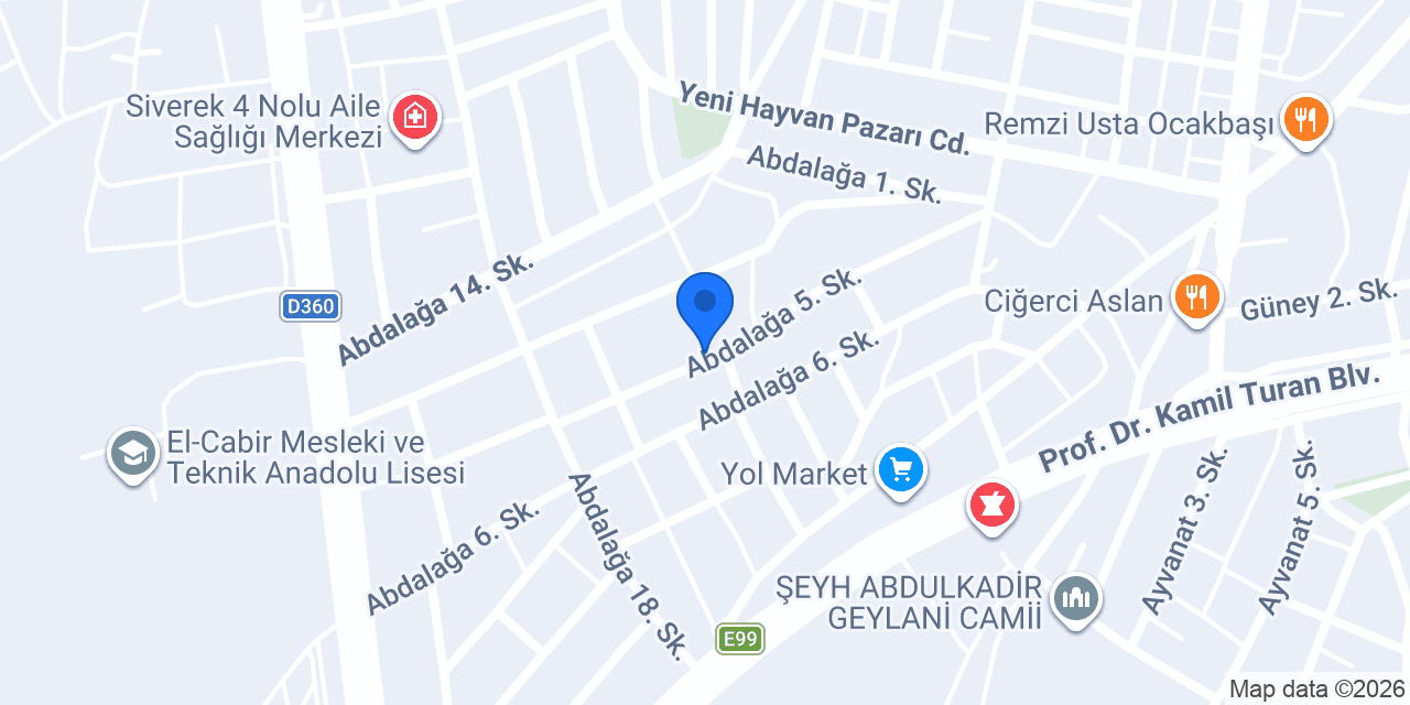 Siverek Taksi konumu