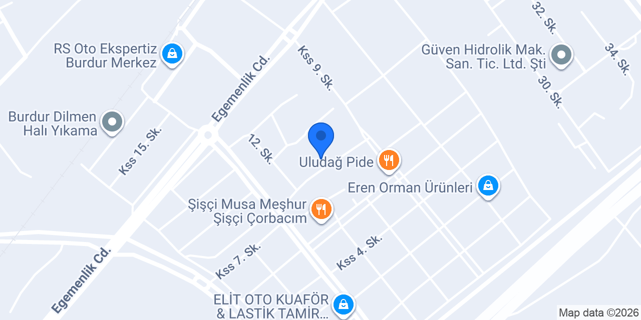 ÖZCAM ALÜMİNYUM BURDUR - CAM BALKON GİOTİN konumu