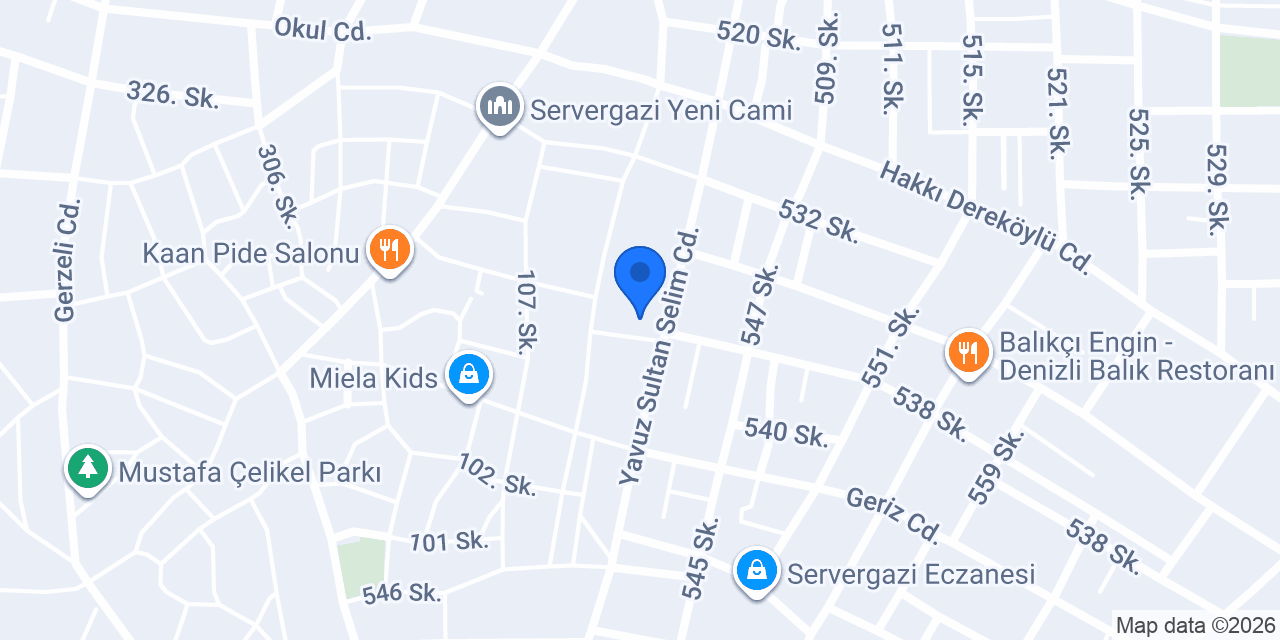 Sevilen Pide Lahmacun Izgara konumu
