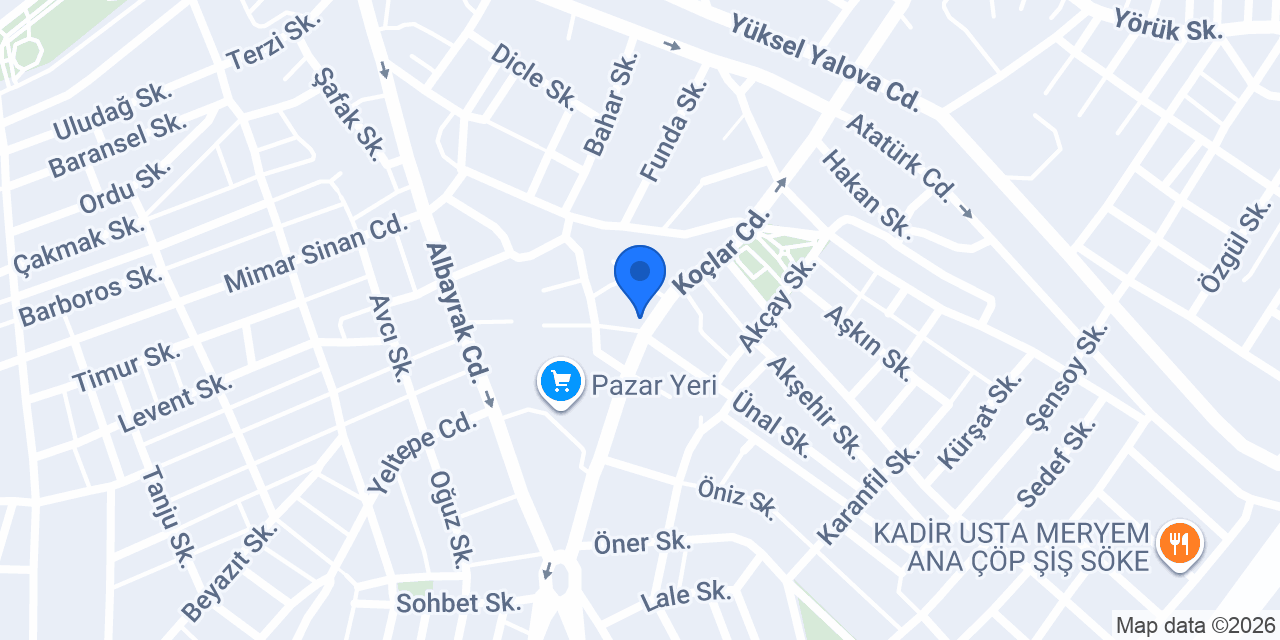 Atacağ Spot konumu