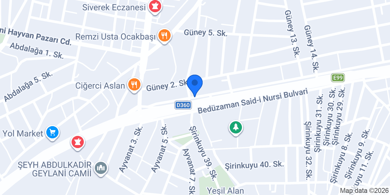 Horoz Seramik konumu