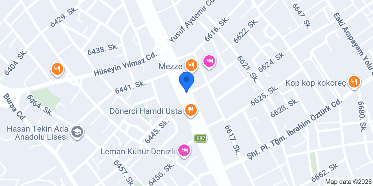 Baykent Mobilya konumu