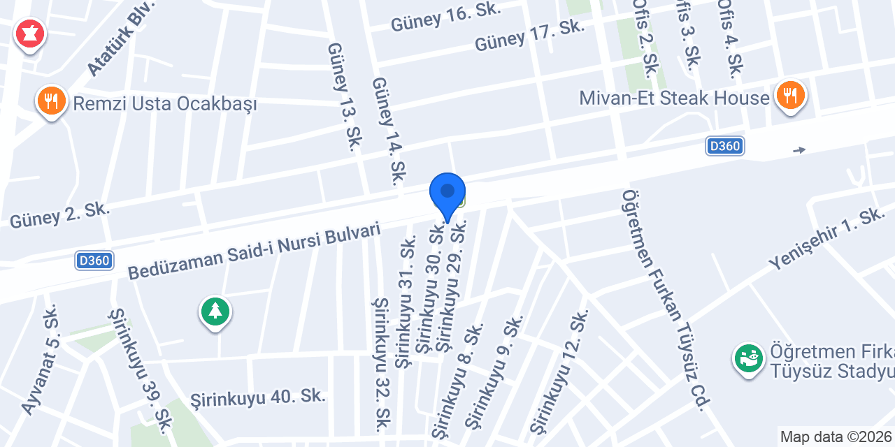 Koç Elektrik konumu