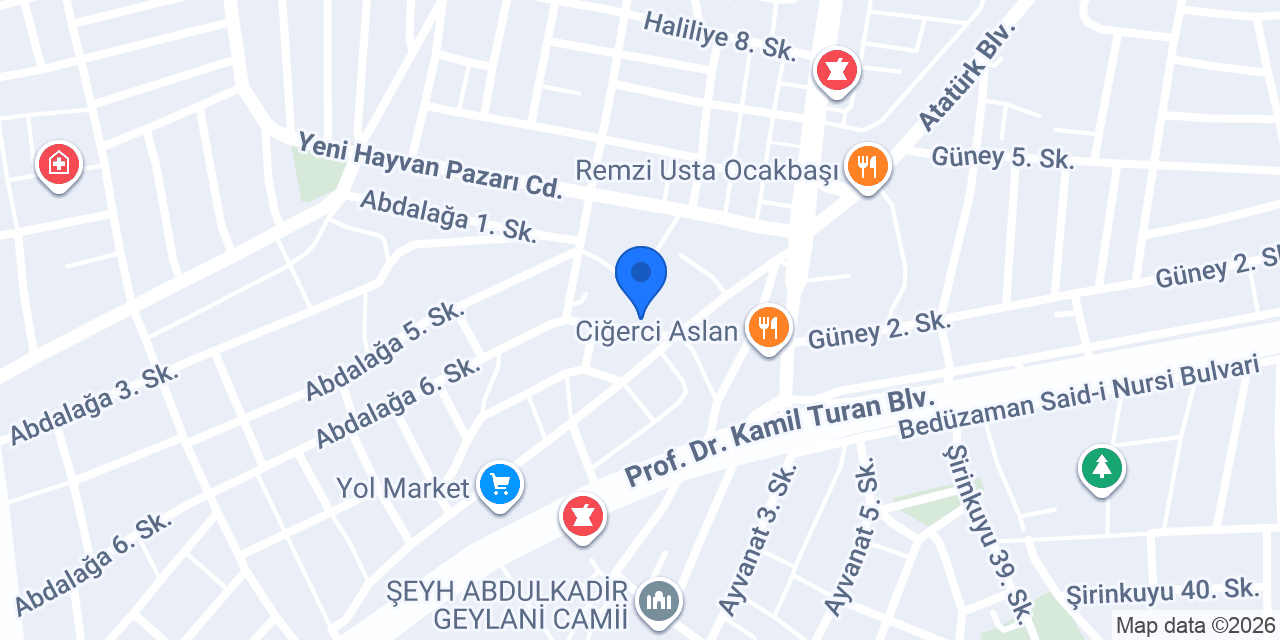 Keskiner Oto konumu