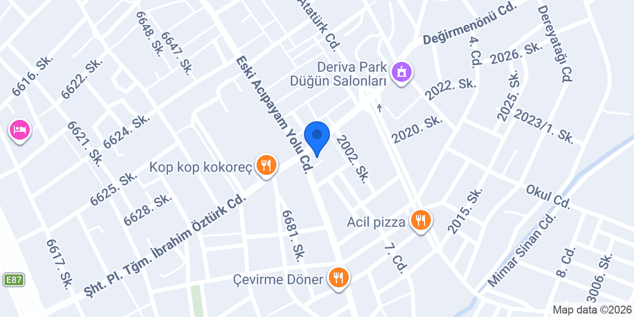 Sefam hırdavat konumu