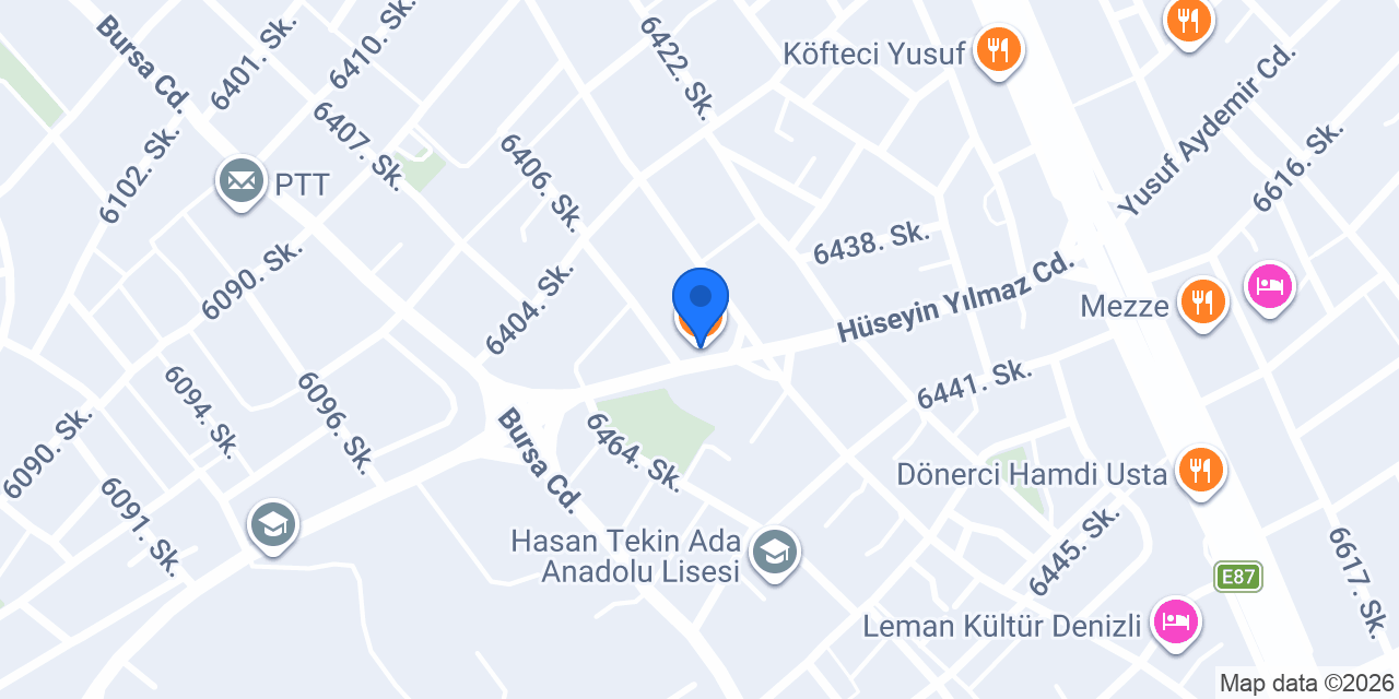 Kervan Restaurant Kınıklı konumu
