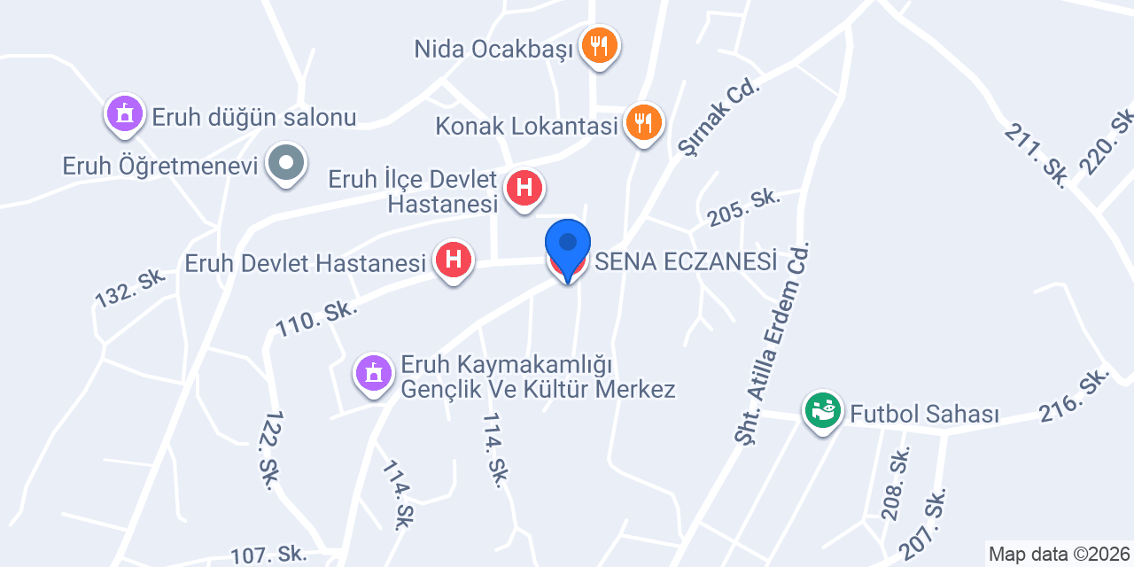 SENA ECZANESİ konumu