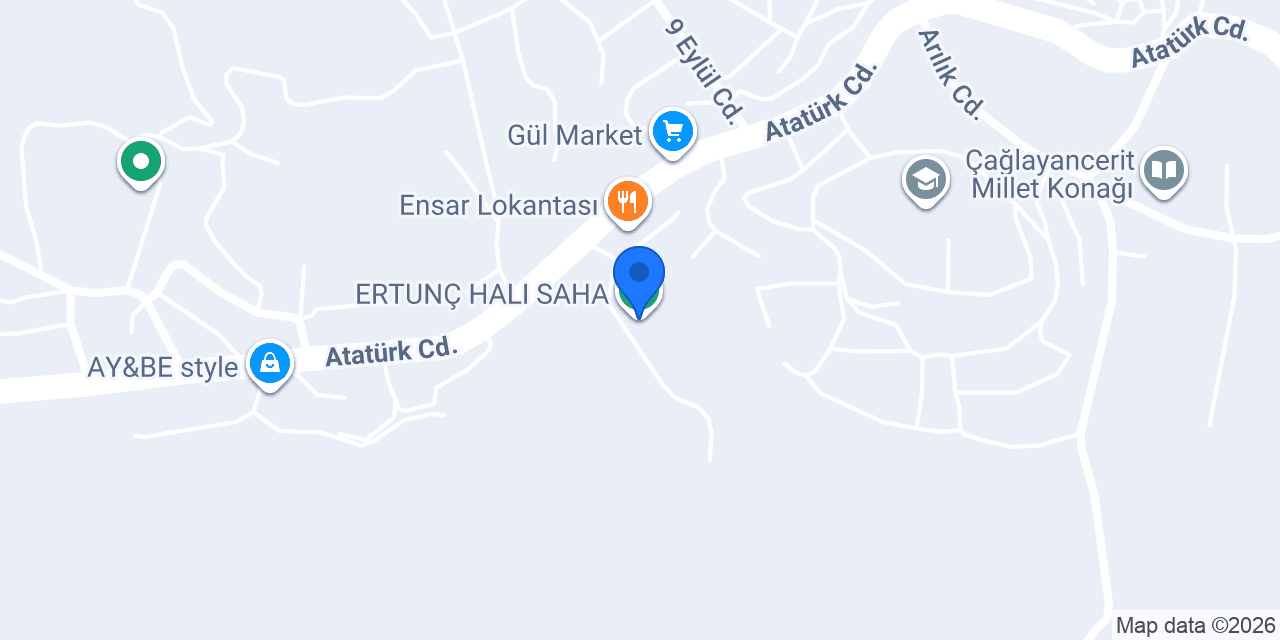 ERTUNÇ HALI SAHA konumu