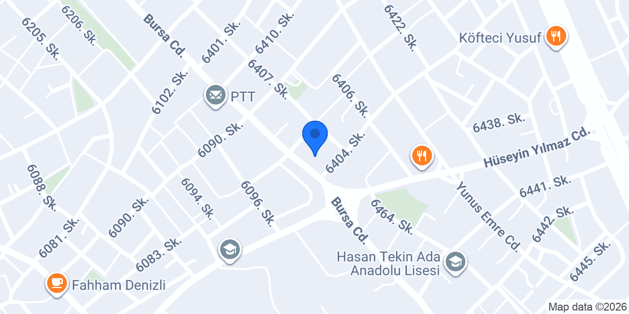 Kampüs Blue Çiçekçilik konumu