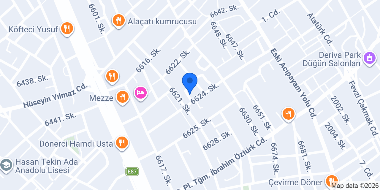 Koç Apart konumu
