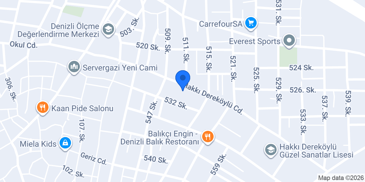Efsane Ev Pastaları Gerzele Şubesi konumu