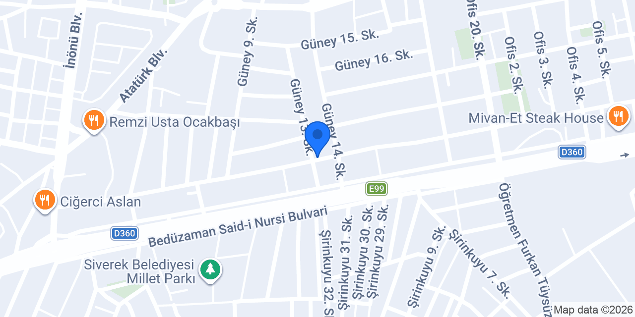 Siverek Güney Sogutma konumu