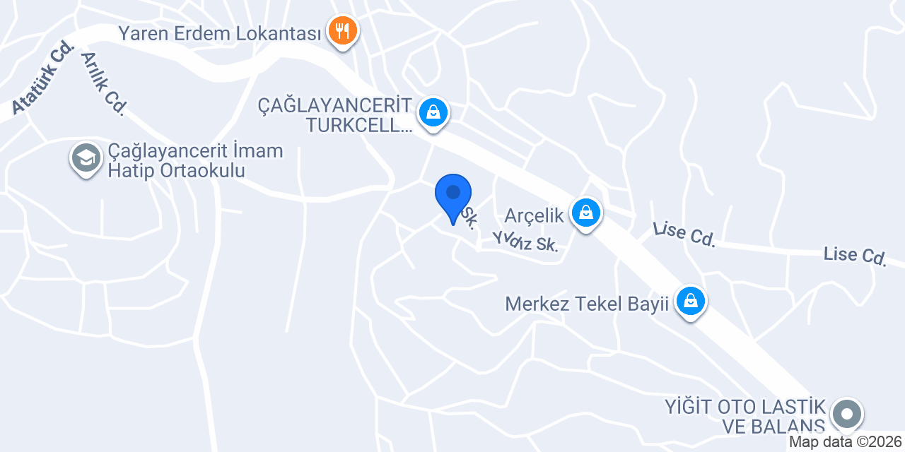 Bahçepınar Su konumu