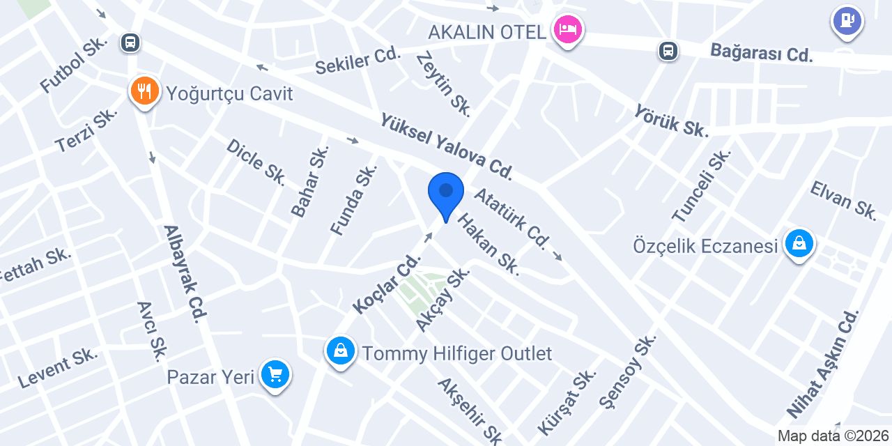 Sayılır Önkal Auto konumu