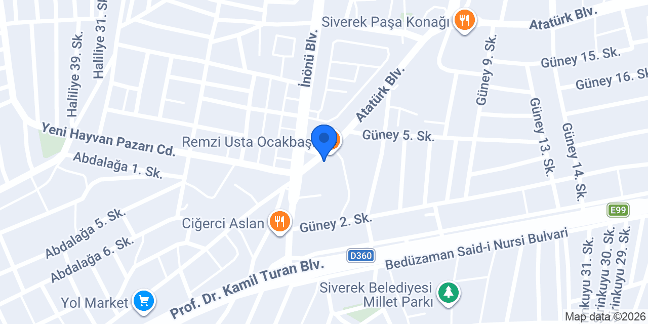 Siverek Seç Market konumu