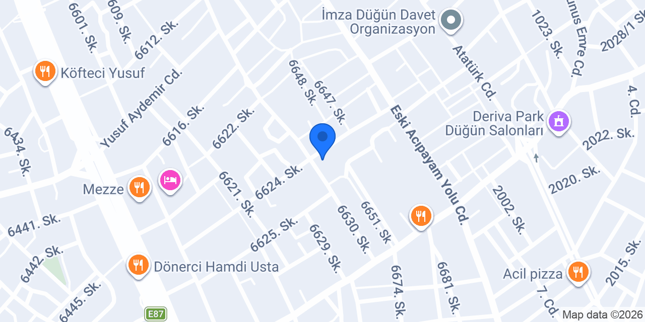 ASMALI BAHÇE CAFE konumu