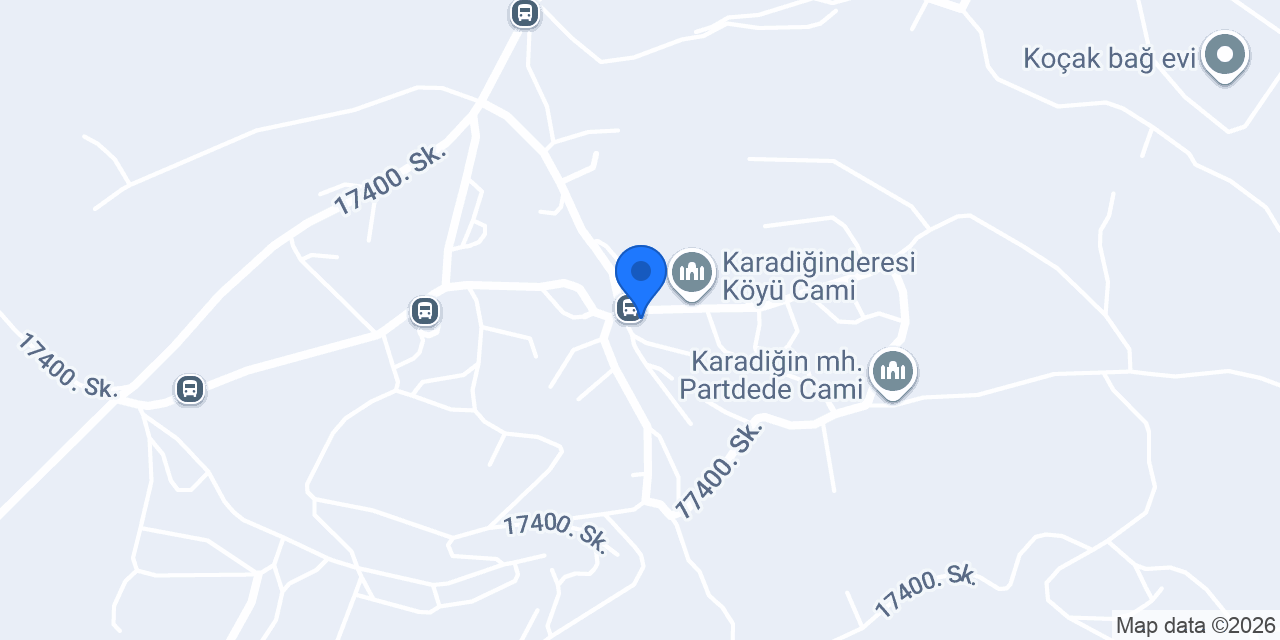 Karadiğinderesi Köyü Muhtarlığı konumu