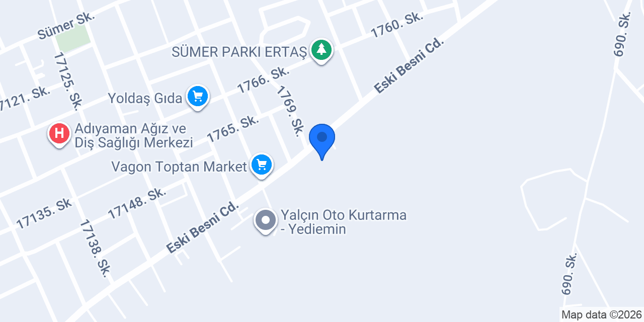Yalçın 2. El Alım-Satım konumu