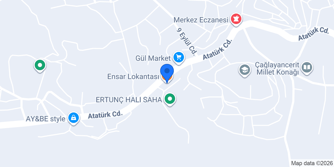 Ensar Lokantası konumu