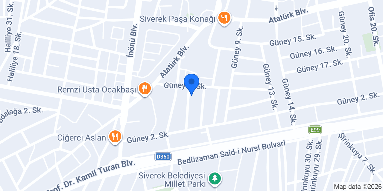 Siverek Terziler Odası konumu