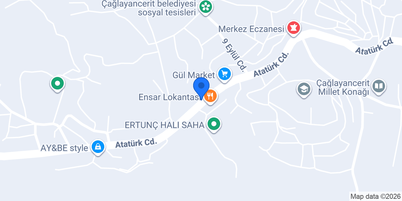 Tatlı Market konumu