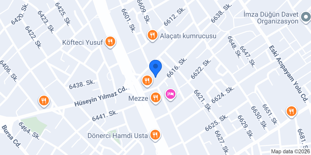 Çamlıca Market konumu