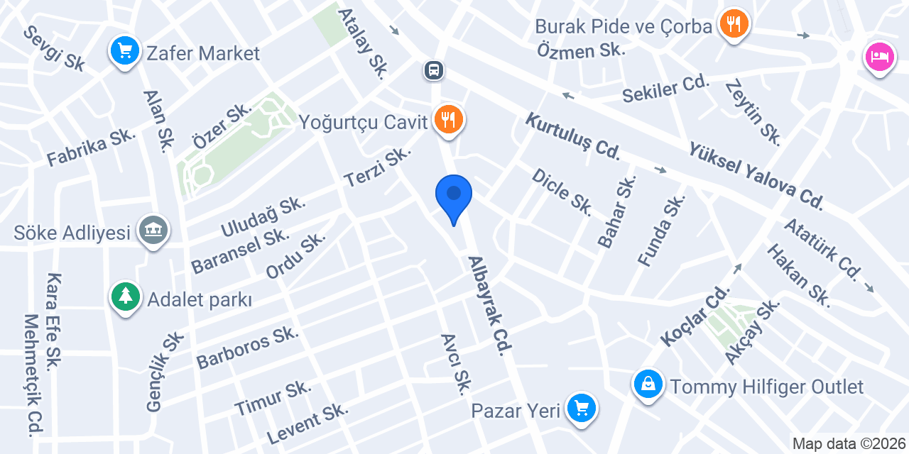 Özgür Veteriner Kliniği konumu