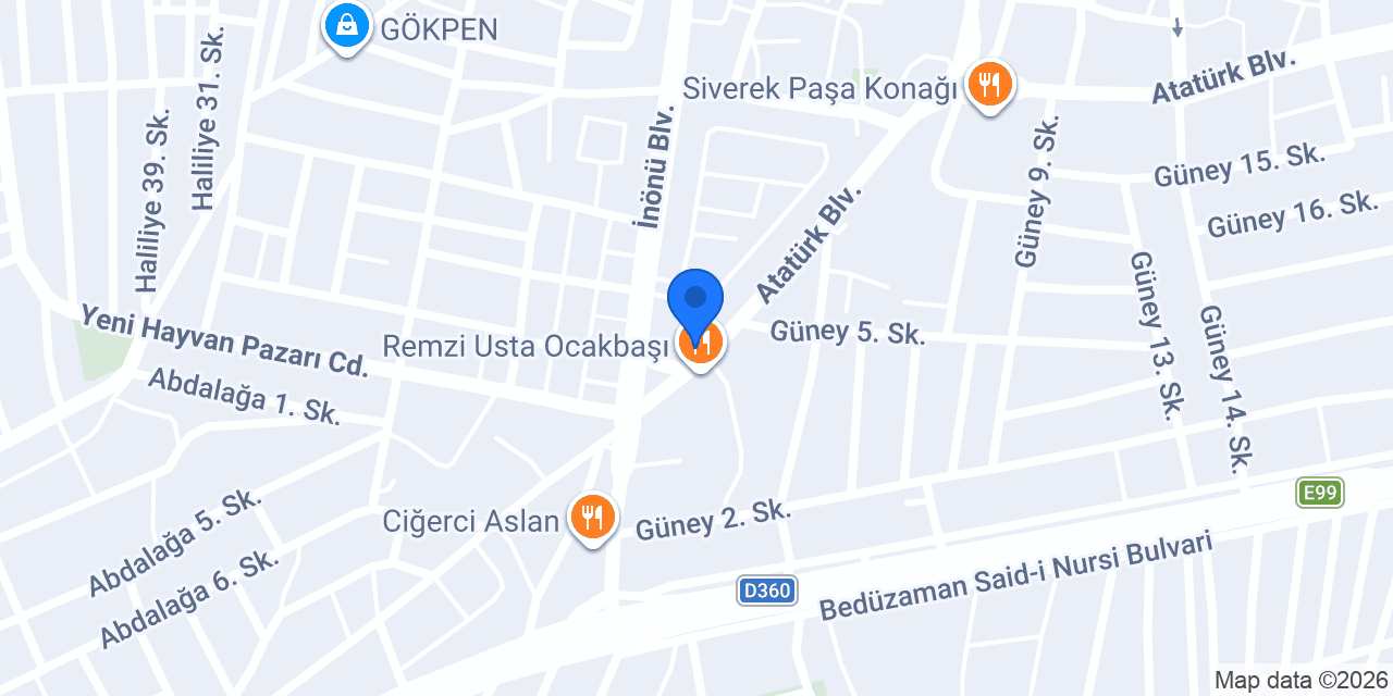 Güney veteriner kliniği konumu