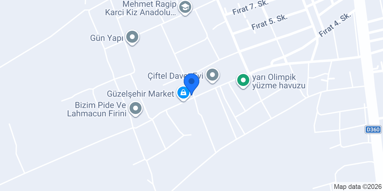 Çetiner Arıcılık ve Bal işletmesi konumu