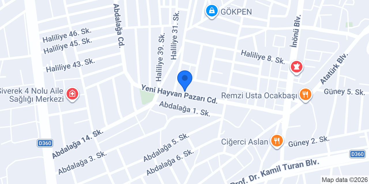 Pir yemek fabrikası konumu