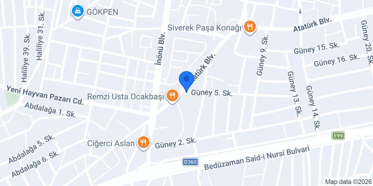 Özel Umut Psikoteknik Değerlendirme Merkezi konumu
