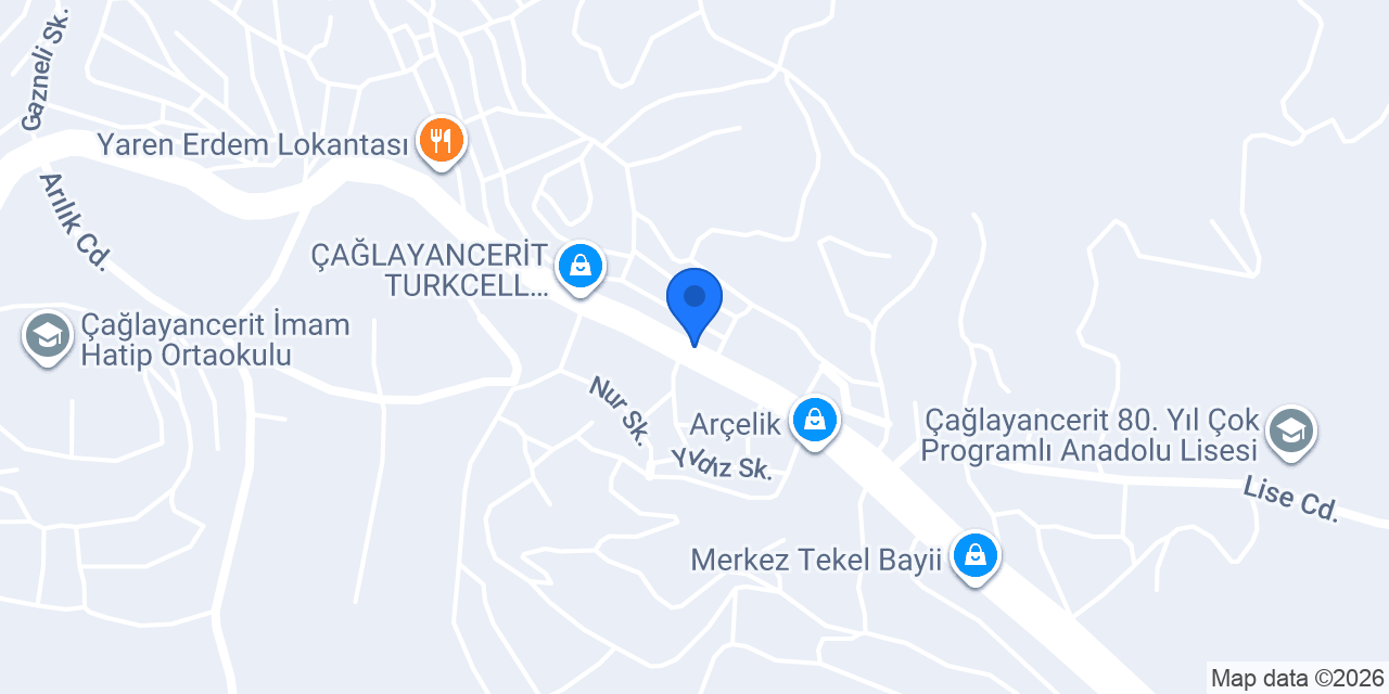 Oses çiğköfte konumu