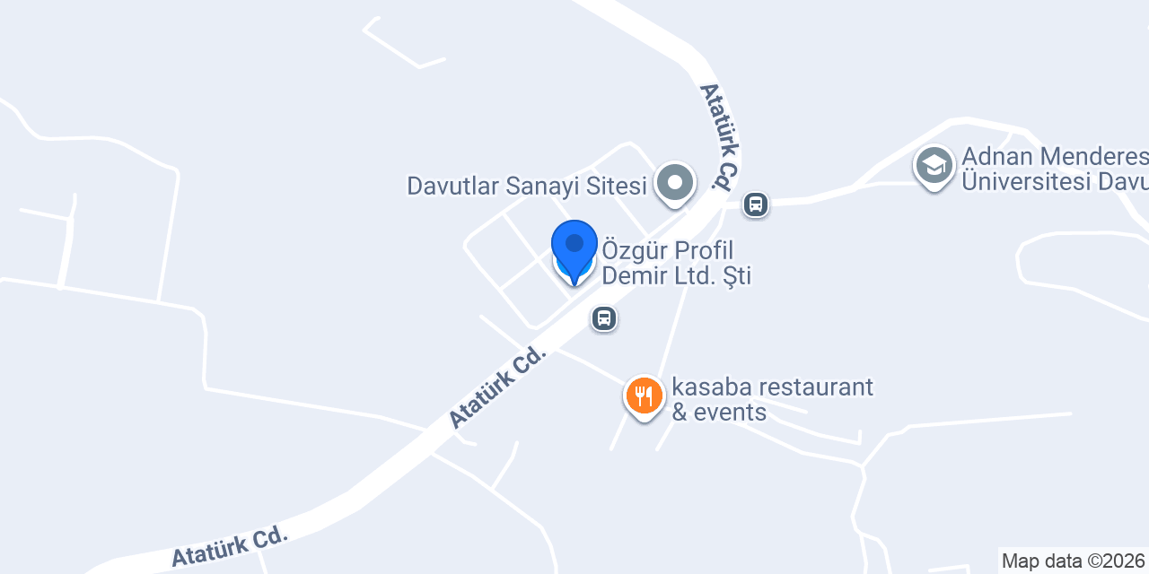 Özgür Profil Demir Ltd. Şti konumu