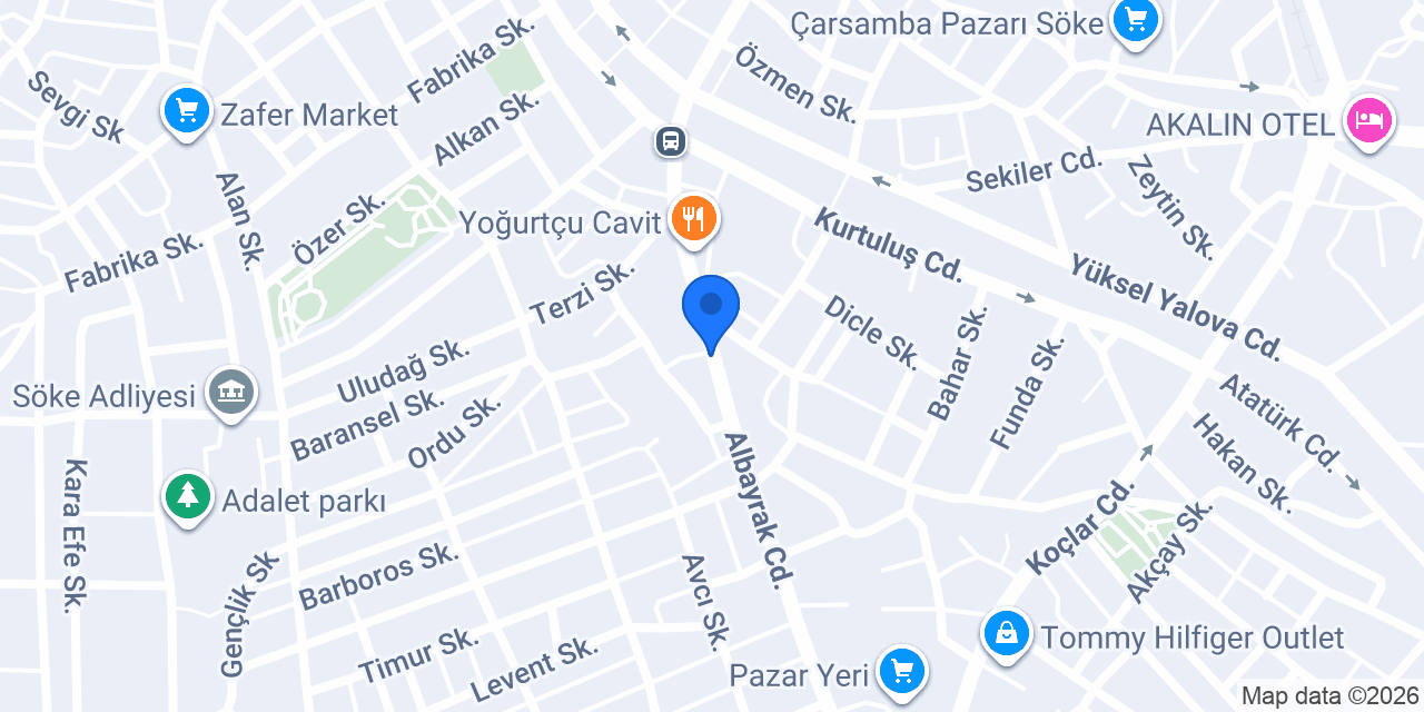 Gençoğlu Çelik Kapı Söke konumu