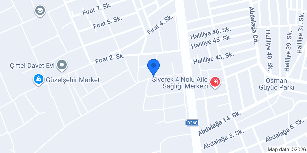 Siverek tel örgü konumu