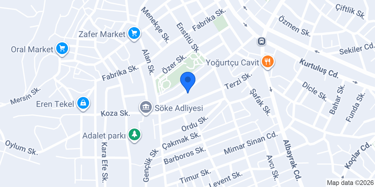 Avukat Yusuf Özdil - Özdil Hukuk Bürosu konumu
