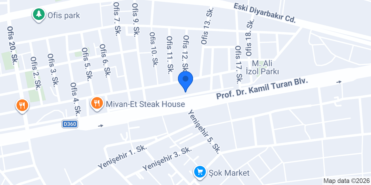 Doğtaş Exclusive Şanlıurfa - Siverek konumu