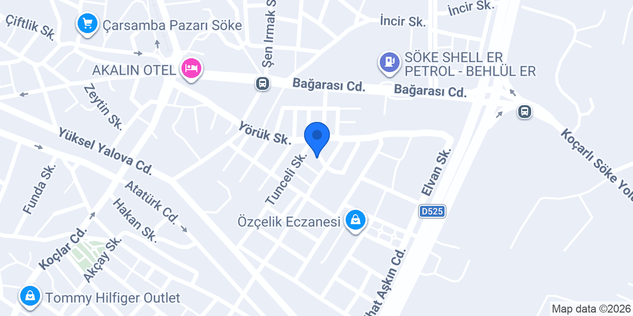 Söke Efeler Çilingir konumu