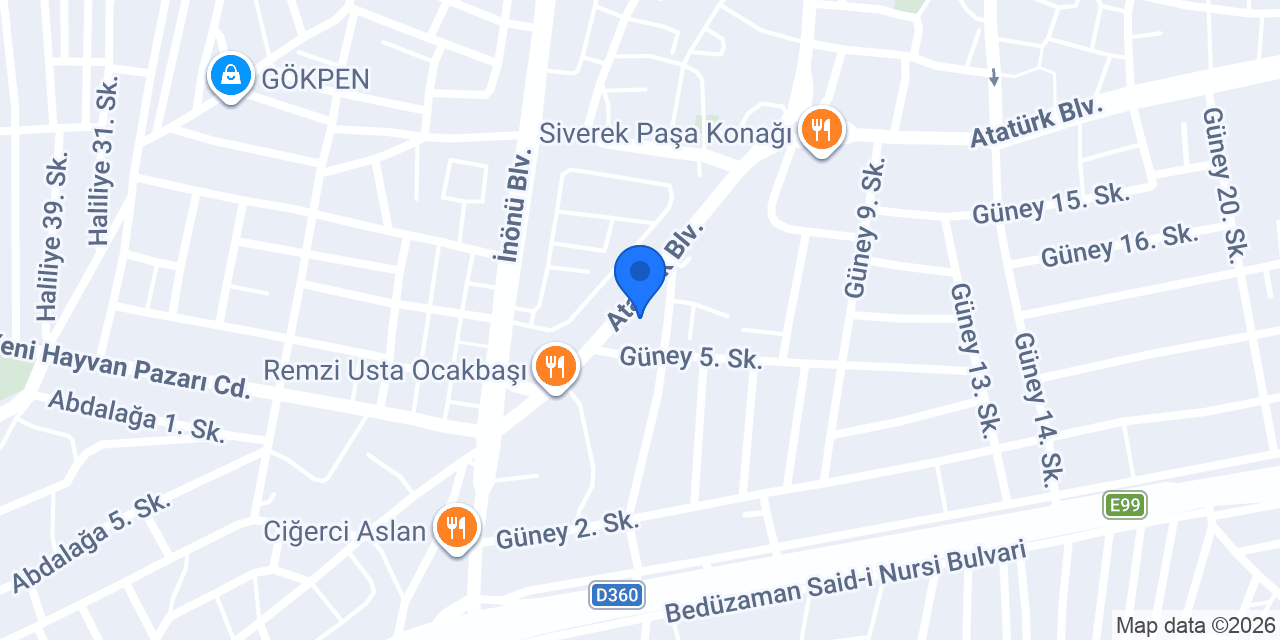 Siverek Ev Taşıma Asansörlü Nakliyat konumu