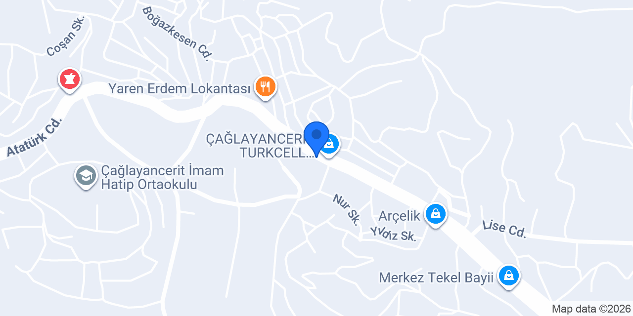 Tekel Yapı Market konumu