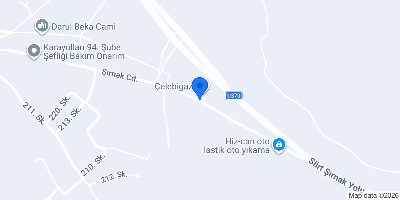 Eruh Hafriyat konumu