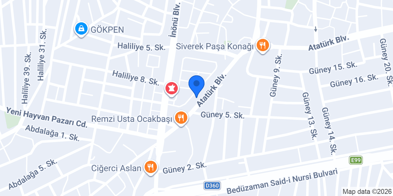 Siverek Formül Reklam Ajansı konumu