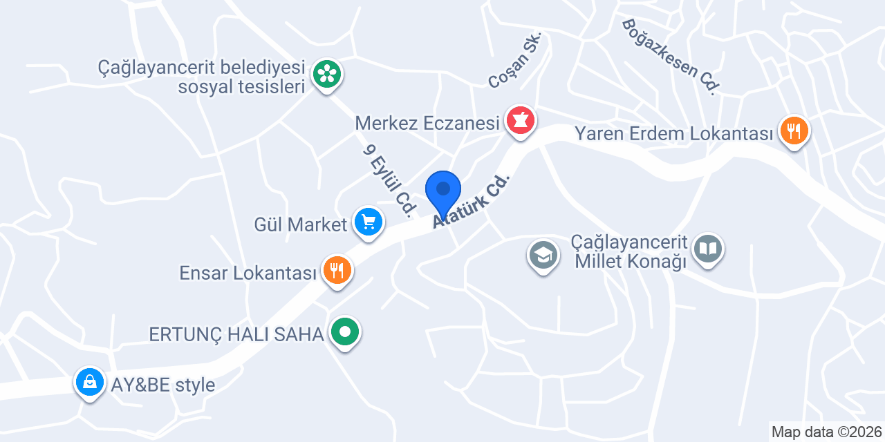 ÇAĞLAYAN MÜHENDİLİK MİMARLIK konumu