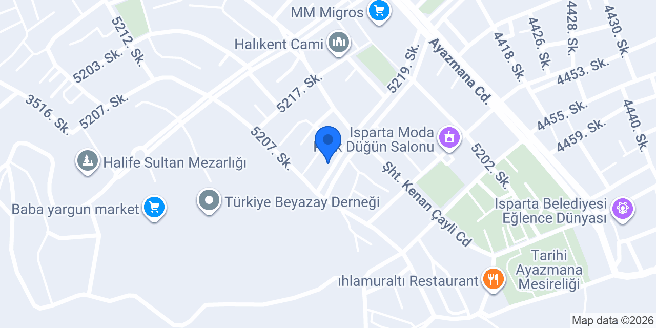 Tilura İnşaat / ISPARTA konumu