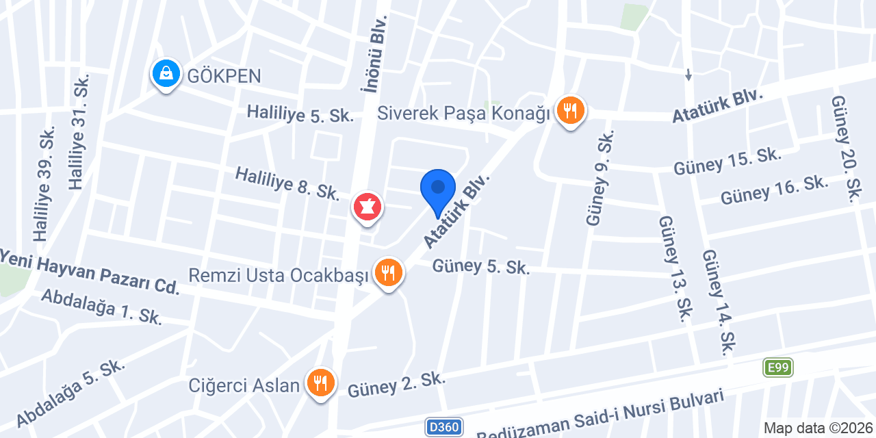 Gerçek Emlak İnşaat konumu