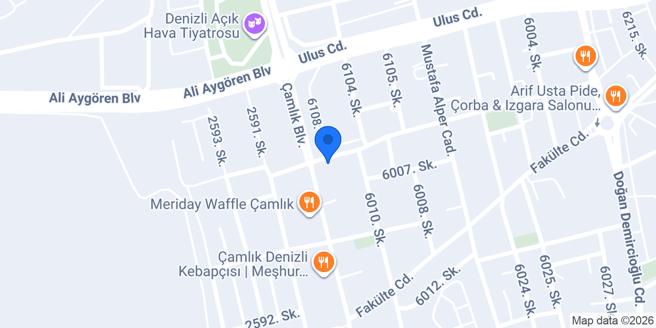 A&D Özkaymak Dondurmaları konumu