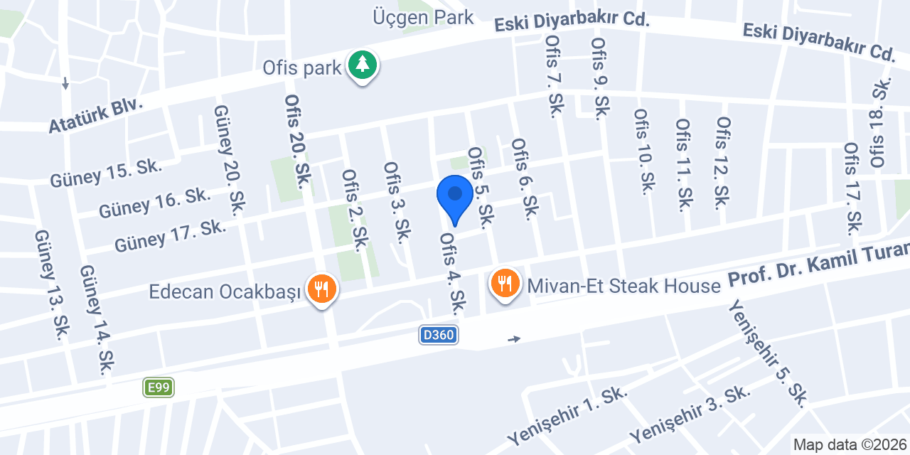 BAĞCI EMLAK OFİSİ konumu
